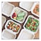 World Centric Fiber Hinged Containers, 3-Compartment, 9.3 x 9 x 3.3, Natural, Paper, 300PK TO-SC-U9T-LFP - alternate 3